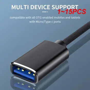 1 ~ 15 шт. В 1 USB 3.0 OTG Адаптер Type C Micro USB к USB 3.0 Кабель-адаптер OTG Конвертер Для Геймпада Флэш-диск Type-C OTG USB