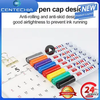 1 ~ 8ШТ Маркер для краски Перманентная многоцветная маркерная ручка для рисования Diy Art Marker Pen Автомобильные аксессуары Водонепроницаемый