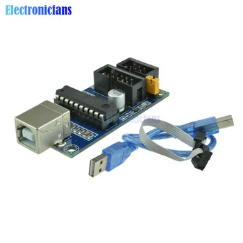 1 Комплект USBtiny USBtinyISP AVR ISP Программатор Загрузчик Для Arduino Meag2560 R3 С 10-контактным кабелем для программирования