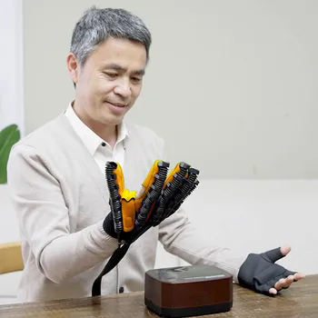 1 Пара реабилитационных роботизированных перчаток, устройство для реабилитации рук при инсульте, гемиплегии, восстановлении функций рук, тренажер для пальцев рук
