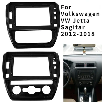 10 Дюйм(Ов) Android Аудио Панели Для Volkswagen VW Jetta Sagitar 2012-2018 Авто ABS Приборная Панель GPS Стерео Панель 2 Din Рамка