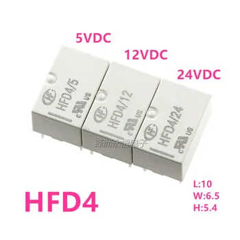 10 шт./лот Сигнальное реле HFD4/5 HFD4/12 HFD4/24 HFD4/3/5/12/24 3V 5V 12V 24V 2A 8PIN Два комплекта преобразования DIP8