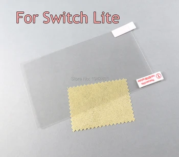 100 комплектов Защитной пленки из закаленного ПЭТ-материала 9H для Nintendo Switch lite, защитный чехол из ПЭТ-пленки для Switch Lite, аксессуары для NS