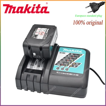 100% Оригинальный Аккумулятор для Электроинструментов Makita 18V 6,0Ач с возможностью подзарядки со светодиодной литий-ионной Заменой LXT BL1860B BL1860 BL1850