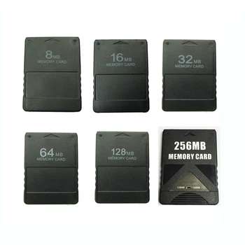 100 ШТ 8 М/16 М/32 М/64 М/128 М/256 М Карта памяти Для сохранения игровых данных Модуль для Sony PlayStation 2 PS2 Extended Card Game Saver