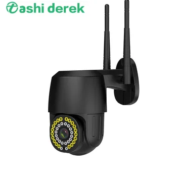 1080P WiFi Камера Наружная водонепроницаемая купольная камера наблюдения с функцией обнаружения движения Ночного видения 360 Панорамный монитор безопасности