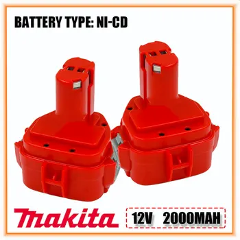 12V Makita 2000mAh Ni CD Аккумуляторные батареи Сменная Батарея 12V Электроинструменты Bateria PA12 1220 1222 1235 1233S 6271D
