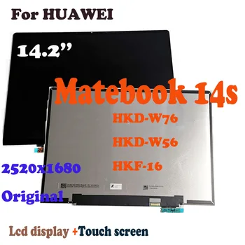 14,2 Дюймовый IPS ЖК-дисплей для Huawei MateBook 14s HKD-W76 HKD-W56 HKF-16 ЖК-дисплей с Сенсорным экраном, Дигитайзер в Сборе, Замена