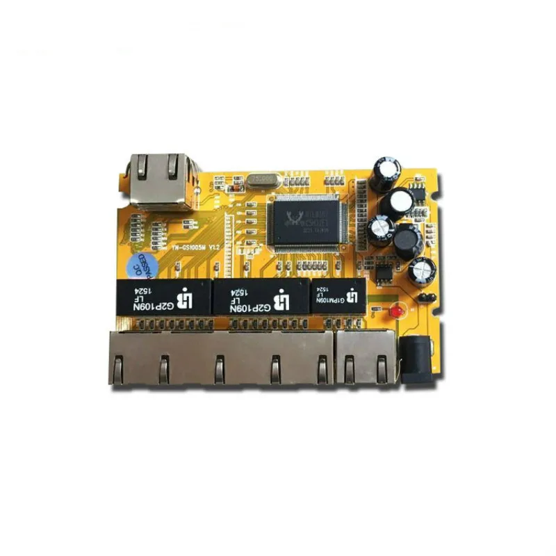 Промышленный модуль коммутатора OEM/ODM 10/100/1000 Мбит/с гигабитный 5-портовый Ethernet-коммутатор неуправляемый ethernet-коммутатор POE