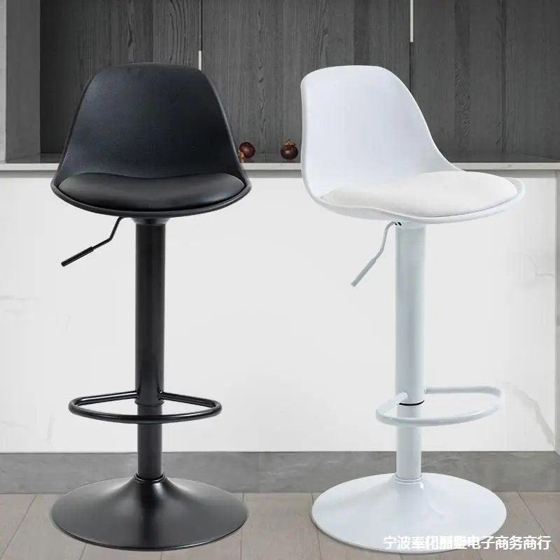 Qa41 современный минималистичный барный стул со спинкой, подъемный стул, барный стол и стул, табурет для стойки регистрации, домашний высокий барный стул, высокий барный стул