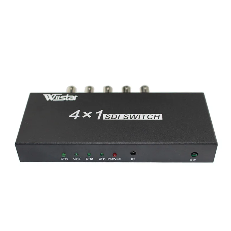 Высококачественный 4x1 3G/HD/SD-SDI Видео SDI Коммутатор 1080 P Удлинитель Ретранслятор Adaptador US/UK/EU/AU Plug