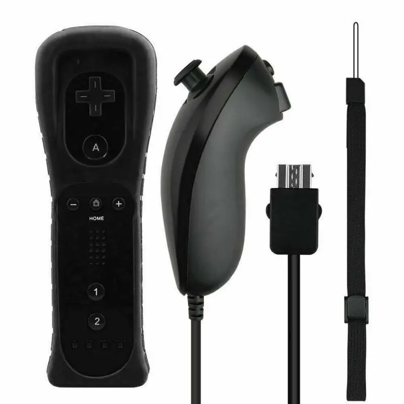 Встроенный Беспроводной Пульт Дистанционного Управления Motion Plus Геймпад Nunchuck Controller Для Wii и Wii U Пульт Дистанционного управления Джойстик Joypad Для Wii