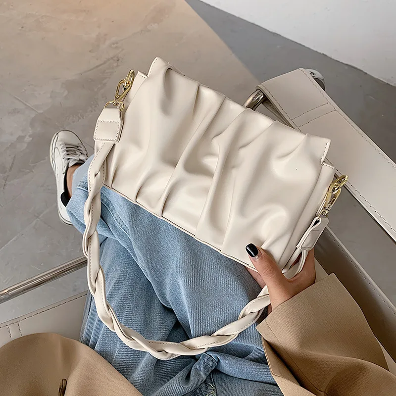 Маленькая женская сумка, новый тренд, модная сумка на одно плечо подмышками, корейская версия сетчатой сумки-мессенджера знаменитостей, маленькая квадратная сумка