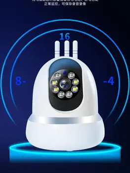 2-Мегапиксельная беспроводная PTZ IP-купольная камера 1080P, полноцветная, обнаружение гуманоидов с искусственным интеллектом, автоматическое отслеживание домашней безопасности, видеоняня