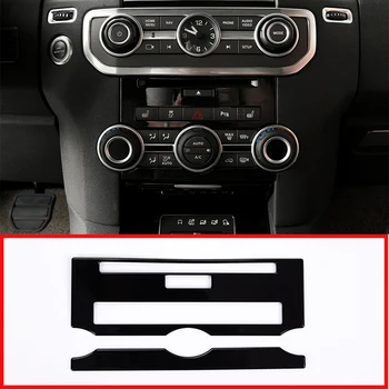 2 предмета для Land Rover Discovery 4 LR4 2010-2016, ABS, глянцевый черный, Центральная консоль, Рамка переключения передач, аксессуары для отделки