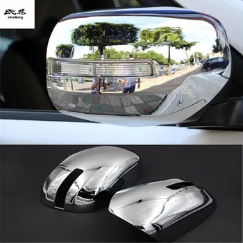 2 шт./лот, ABS Хромированная декоративная крышка зеркала заднего вида для 2013-2018 Mitsubishi Pajero Sport Автомобильные аксессуары