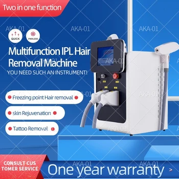 2023 Новый Тренд 3-в-1 Портативный IPL + RF + Nd YAG Многофункциональный Косметический Лазерный аппарат для выпадения волос