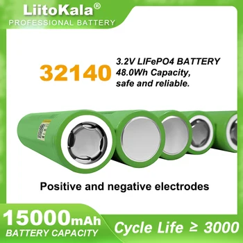 3,2 V 32140 15Ah lifepo4 батареи литий-железо-фосфатные для diy 4s 8s 12v 24V 30AH ebike e-scooter электроинструмент Аккумуляторная батарея