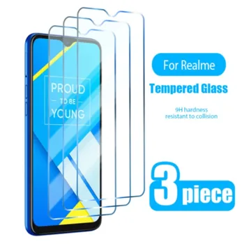 3 шт. Закаленное стекло для Realme 9 8 7 C11 C21 8i X2 Pro plus 5G Защитная пленка для экрана Realme GT Neo 2 3 5G стекло