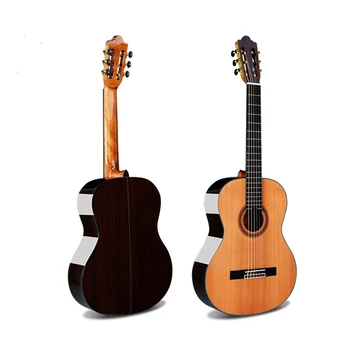 39-дюймовая испанская гитара ручной работы, Акустические гитары из массива кедра/розового дерева VENDIMIA, классическая гитара с нейлоновой струной 580 мм