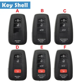 5 шт./лот Замена Smart Remote Key Shell 2/3/4 Кнопки Auto Remote Key Shell Чехол Брелок для Toyota Land Cruiser RAV4 Pruis