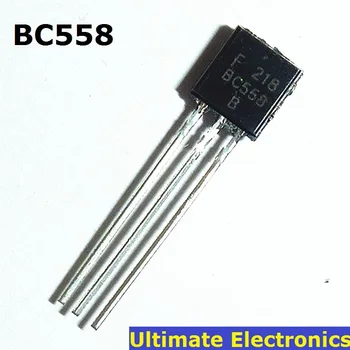 50шт BC558 TO-92 PNP транзистор общего назначения