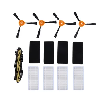 9 Упаковок Сменных роликовых щеток Фильтр Боковые щетки для деталей робота-пылесоса Neatsvor X500 Tesvor X500