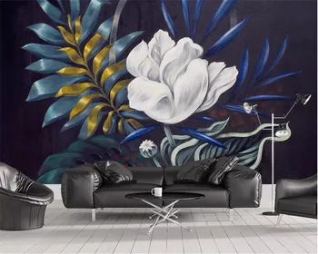 beibehang Пользовательские обои 3D фотообои Европейская ретро картина маслом цветочный фон настенная декоративная роспись обои фреска