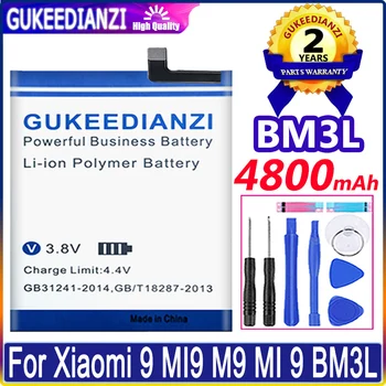 BM3L BM 3L Аккумулятор 4800 мАч Для Xiaomi 9 MI9 M9 MI 9 Сменный Аккумулятор Большой Емкости Li-polym Bateria Гарантия + Инструменты