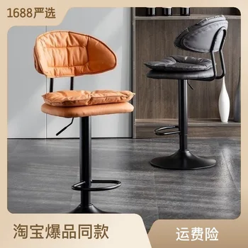C0033 барный стол, стул, современный минималистичный высокий табурет, домашний барный стул, подъемный табурет, стул для кассового аппарата, легкий роскошный барный стул bar s