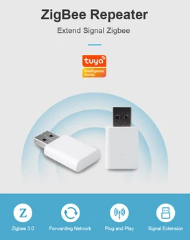 CORUI Tuya Zigbee 3,0 Ретранслятор сигнала Zigbee Extender Для Датчиков Zigbee с Расширением 20-30 М, Совместимый С Zigbee Smart Home Automation