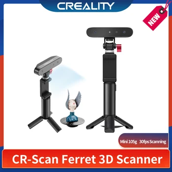 Creality 3D Сканер CR-Scan Ferret Ручной 30 кадров в секунду Скорость сканирования Точность 0,1 мм Двухрежимный Полноцветный для Телефона Andriod PC Win 10
