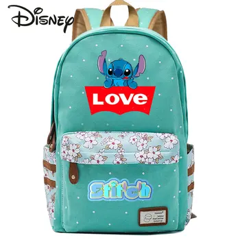 Disney 2022, новый рюкзак с вышивкой, мультяшный милый мужской и женский рюкзак, большая вместительность, модная повседневная детская школьная сумка