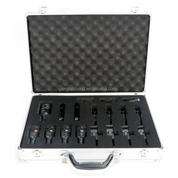 DP72 студийный набор ударных микрофонов для караоке из 7 частей, комплект ударных микрофонов с профессиональным проводом для Audix