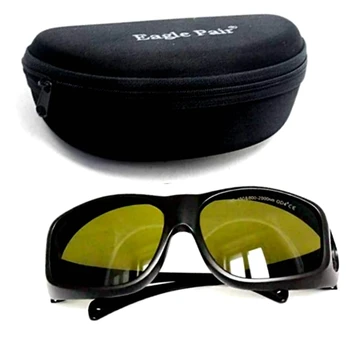 EP-5-9 Лазерные защитные очки для 190 нм-450 нм и 800 нм-2000 нм OD4 + T% = 30 Лазерные защитные очки с несколькими длинами волн
