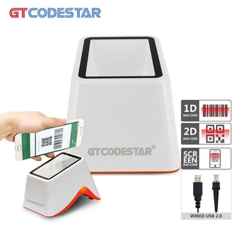 GTCODESTAR GT-790 Мобильный платежный ящик Сканирующий экран Считыватель штрих-кода 2D сканер штрих-кода для супермаркета розничного магазина