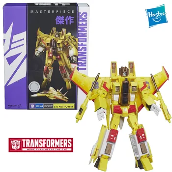 Hasbro Transformers Masterpiece Mp-05 Sunstorm Деформированный Автобот Mp-05, модель Игрушки, подарок мальчику на День рождения, Оригинальный запас