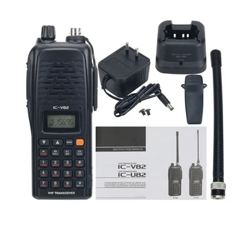 IC-V82 7 Вт 3-7 Км УКВ-Приемопередатчик УКВ-радио Портативная Рация Ручной Приемопередатчик для ICOM