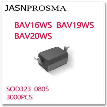 JASNPROSMA 3000 шт BAV16WS BAV19WS BAV20WS Новый оригинальный высококачественный SOD323 SOD-323 0805