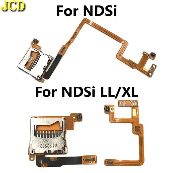 JCD Оригинальная замена Слот для SD-карты Разъем L R Кнопка регулировки громкости Ленточный гибкий кабель для NDSi LL XL