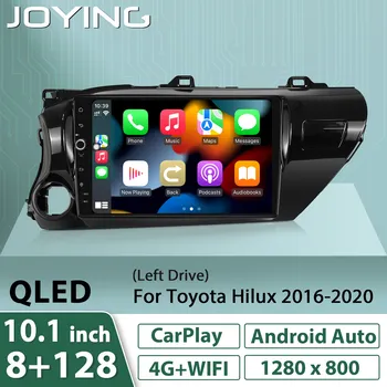 Joying 10,1-Дюймовое Авторадио Автомобильное Радио Головное устройство Apple Carplay Android Auto Послепродажная Замена Для Toyota Hilux 2016 2020