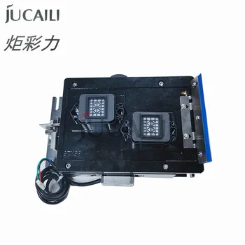 Jucaili стабильная станция автоматической укупорки с двойной головкой для печатающей головки Epson TX800 в сборе с насосом, одномоторный чернильный стек с укупоркой