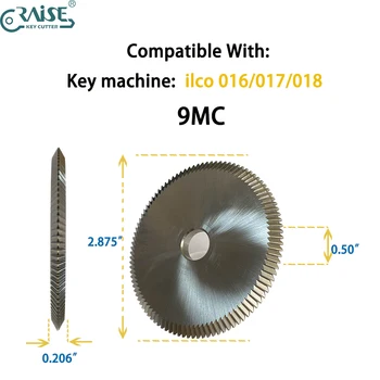 Kaba Ilco 9MC Key Machine Cutter Совместим Со Слесарным инструментом Ilco 016 017 018 Key Duplicator Дубликатор ключей