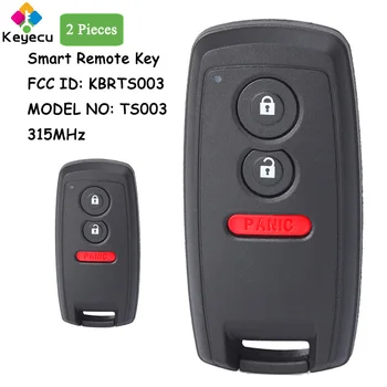KEYECU 2 шт. Умный Автомобильный Ключ с дистанционным управлением с 3 Кнопками 315 МГц для Suzuki Grand Vitara SX4 2007-2014 Fob FCC ID: KBRTS003