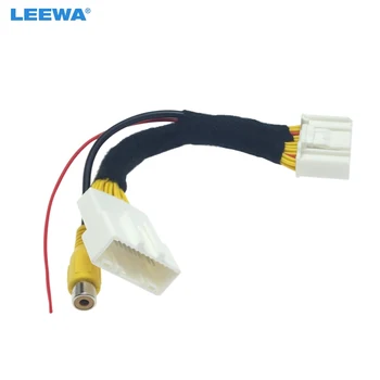 LEEWA 10 шт., Автомобильная камера заднего вида, кабель для преобразования видео RCA для Renault C24, Адаптер для подключения OEM-монитора #CA2101