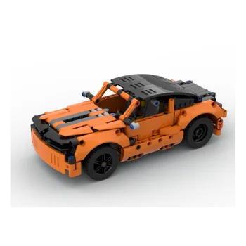 MOC-109070 Muscle Car строительный блок Спортивная радиоуправляемая игрушка-головоломка для детского подарка