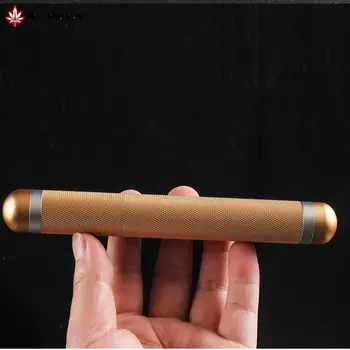 MOONSHADE Новая Алюминиевая Трубка для Сигар Водонепроницаемая 175 мм Трубка Для Увлажнения Сигар Аксессуары Для Сигар Принадлежности для Курящих Мужчин Подарки
