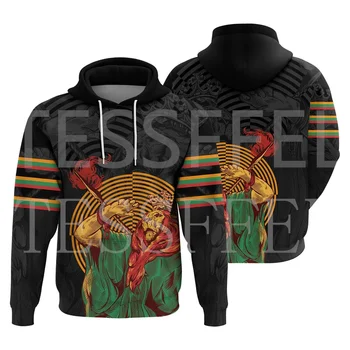 NewFashion Пользовательское Имя Эфиопия Лев Африка Флаг Страны Племя Татуировка Уличная Одежда 3DPrint Повседневный Забавный Пуловер Куртка Толстовки X1