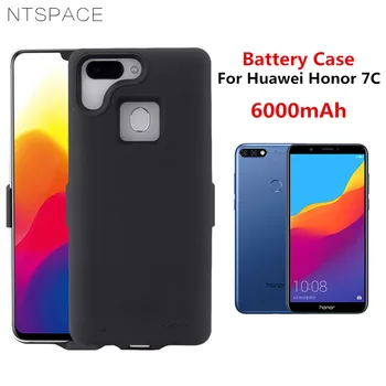 NTSPACE Чехлы для аккумуляторов емкостью 6000 мАч для Huawei Honor 7C Резервный Powerbank Чехол для зарядного устройства для телефона для Huawei Honor 7C Power Case