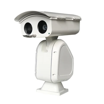 PTZ-камера с одинарным или двойным спектром 55x330 мм, встроенная PTZ и дополнительный лазер 1000 ~ 1200 м